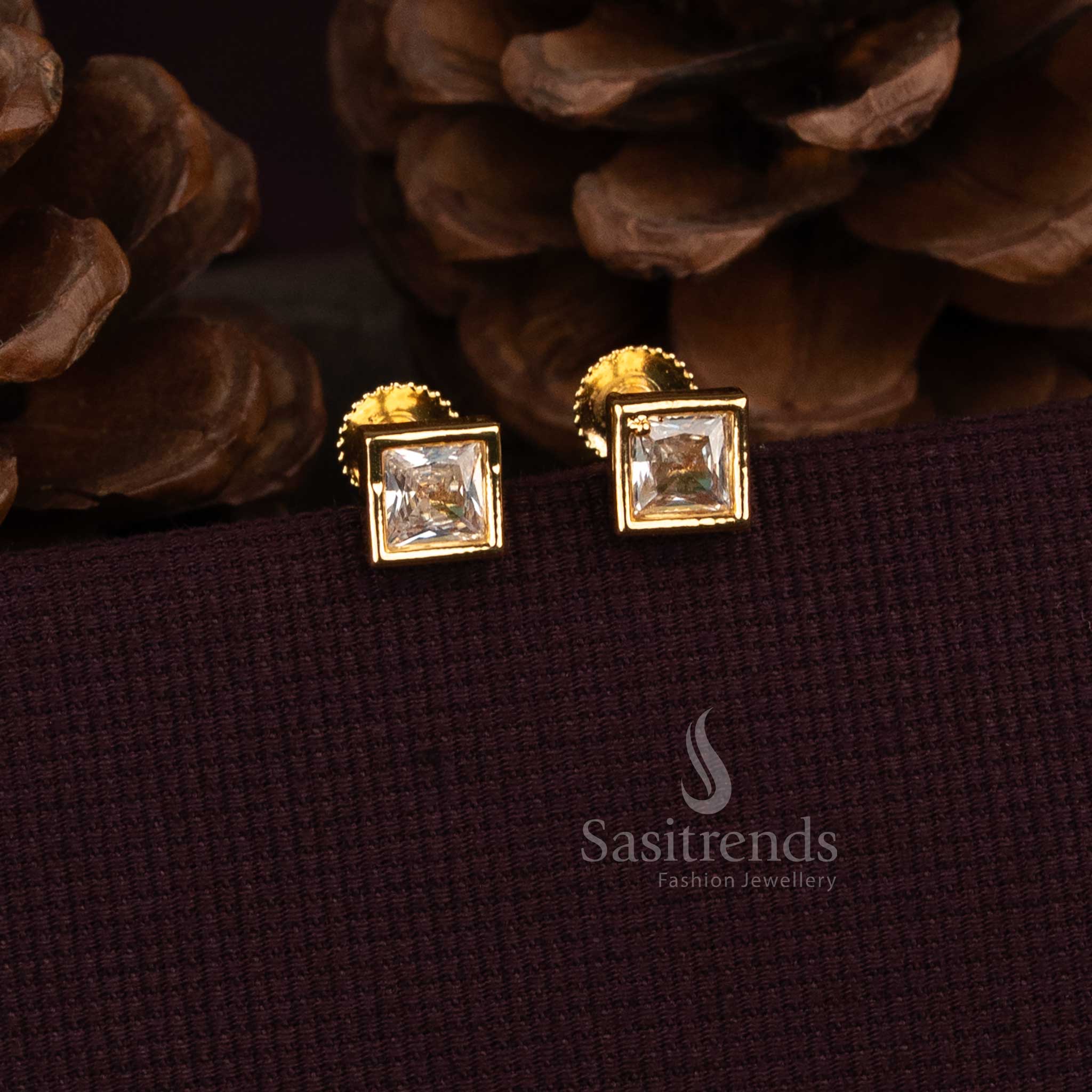 One Gram Micro Gold Plated Guaranteed Earrings